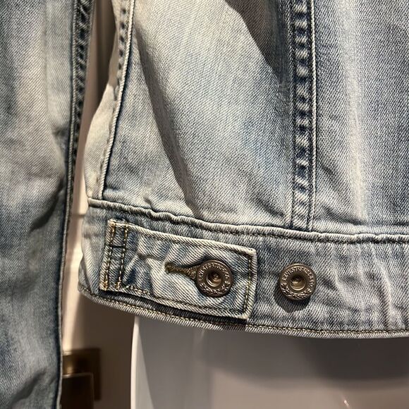 Levi’s Tie Dye Denim Jacket Size Small - Picture 10 of 14